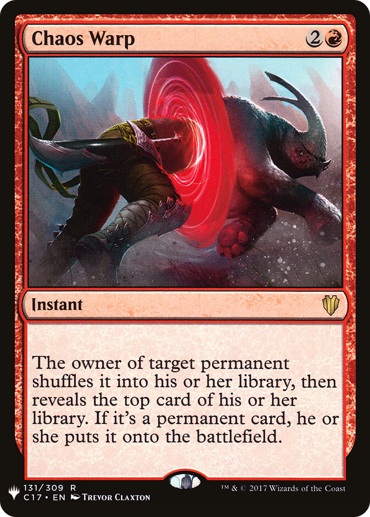 Chaos Warp (C17) (LIST-C17-131) [The List]