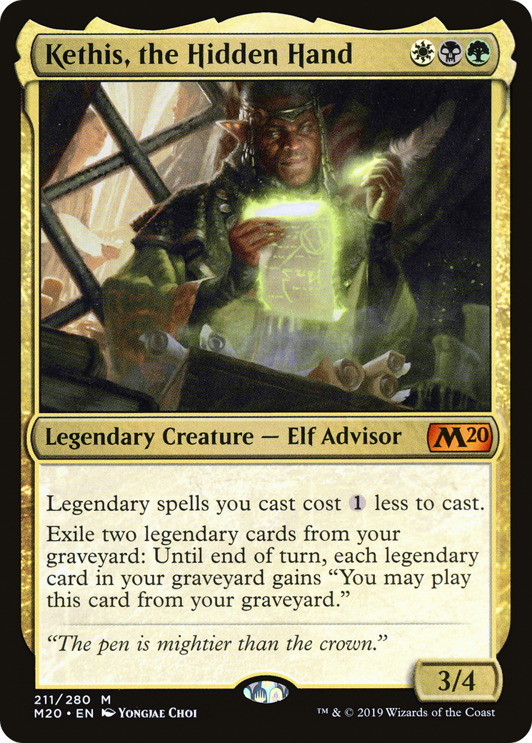 Kethis, the Hidden Hand (M20-211) [Core Set 2020] Foil