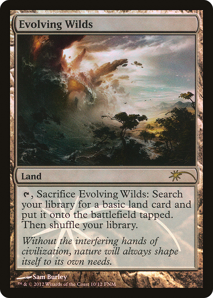 Evolving Wilds (FNM-010) [Friday Night Magic 2012] Foil