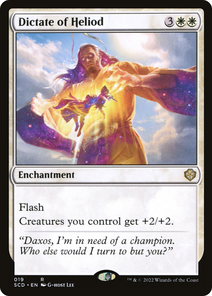 Dictate of Heliod (SCD-019) [Starter Commander Decks]