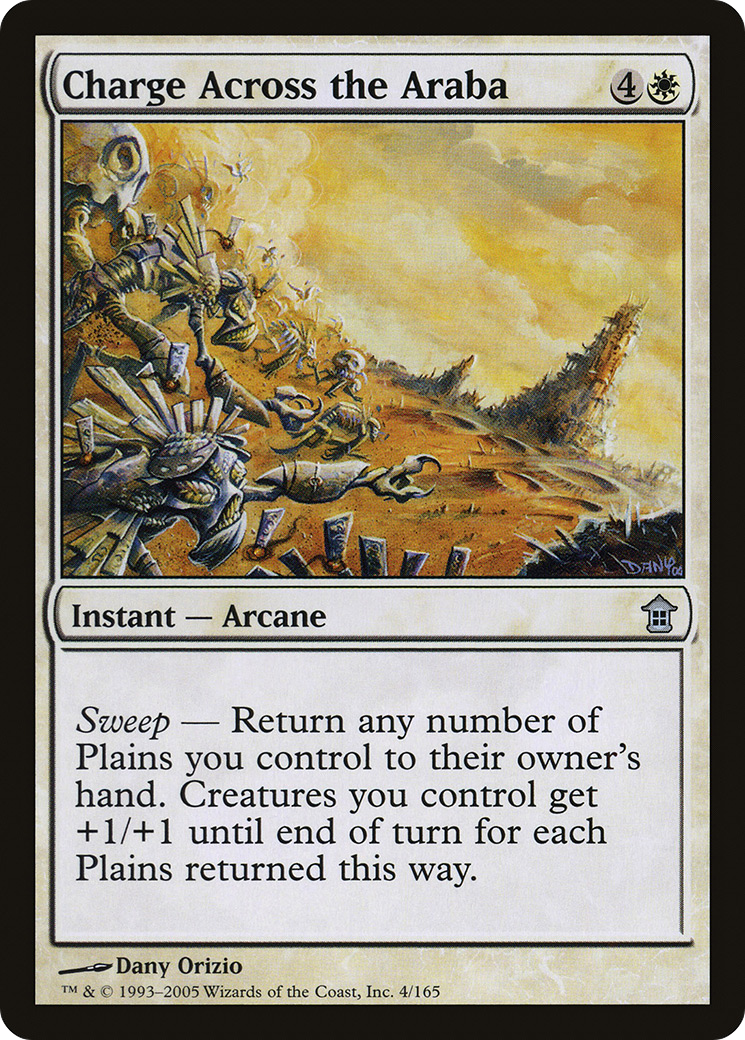 Charge Across the Araba (SOK-004) [Saviors of Kamigawa] Foil