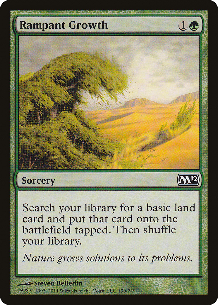 Rampant Growth (M12-190) [Magic 2012] Foil