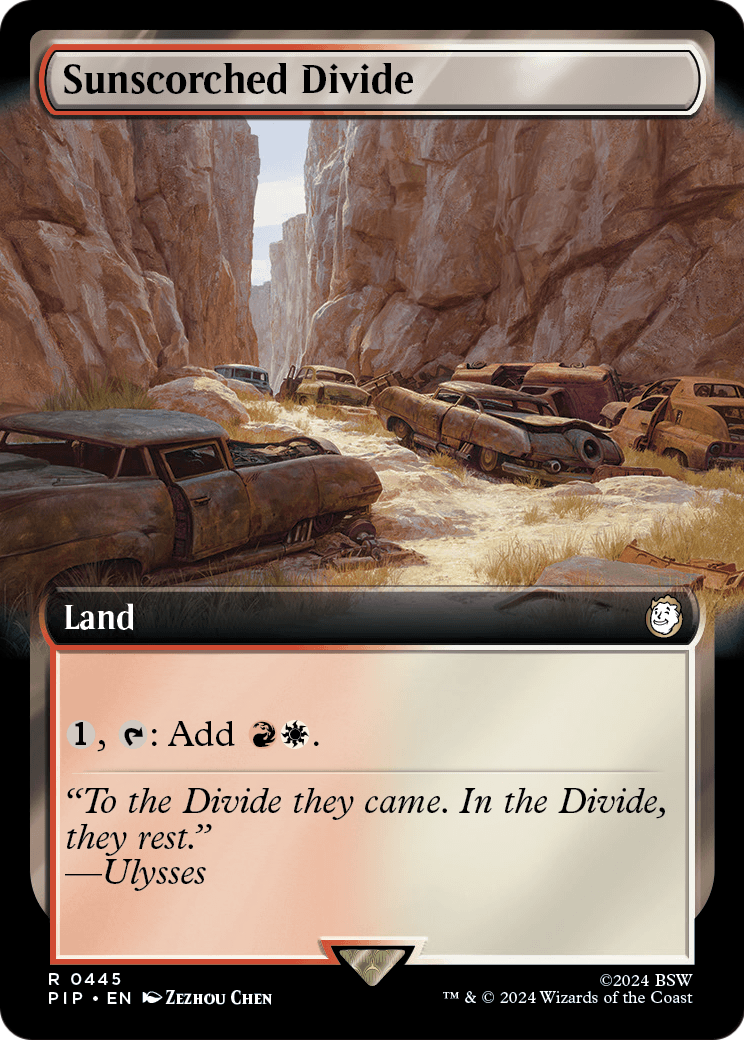 Sunscorched Divide (Extended Art) (PIP-445) [Fallout]