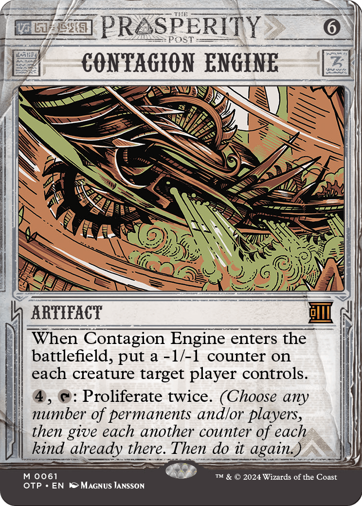 Contagion Engine (OTP-061) (Showcase) (Borderless) [Breaking News]