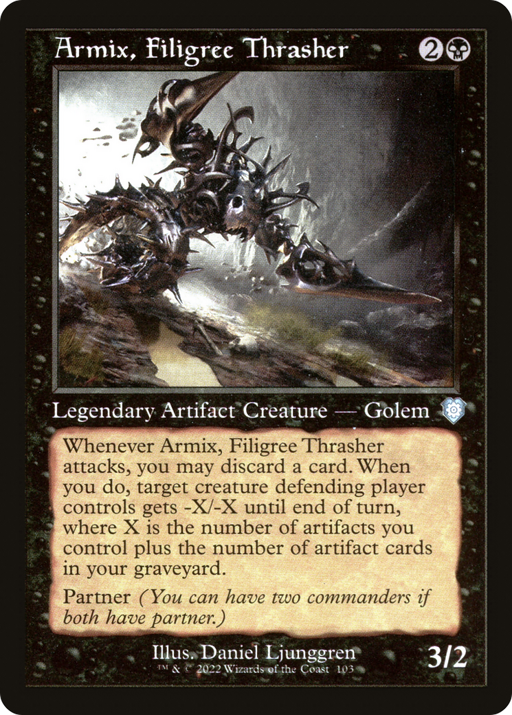Armix, Filigree Thrasher (Retro Frame) (BRC-103) [The Brothers' War Commander]