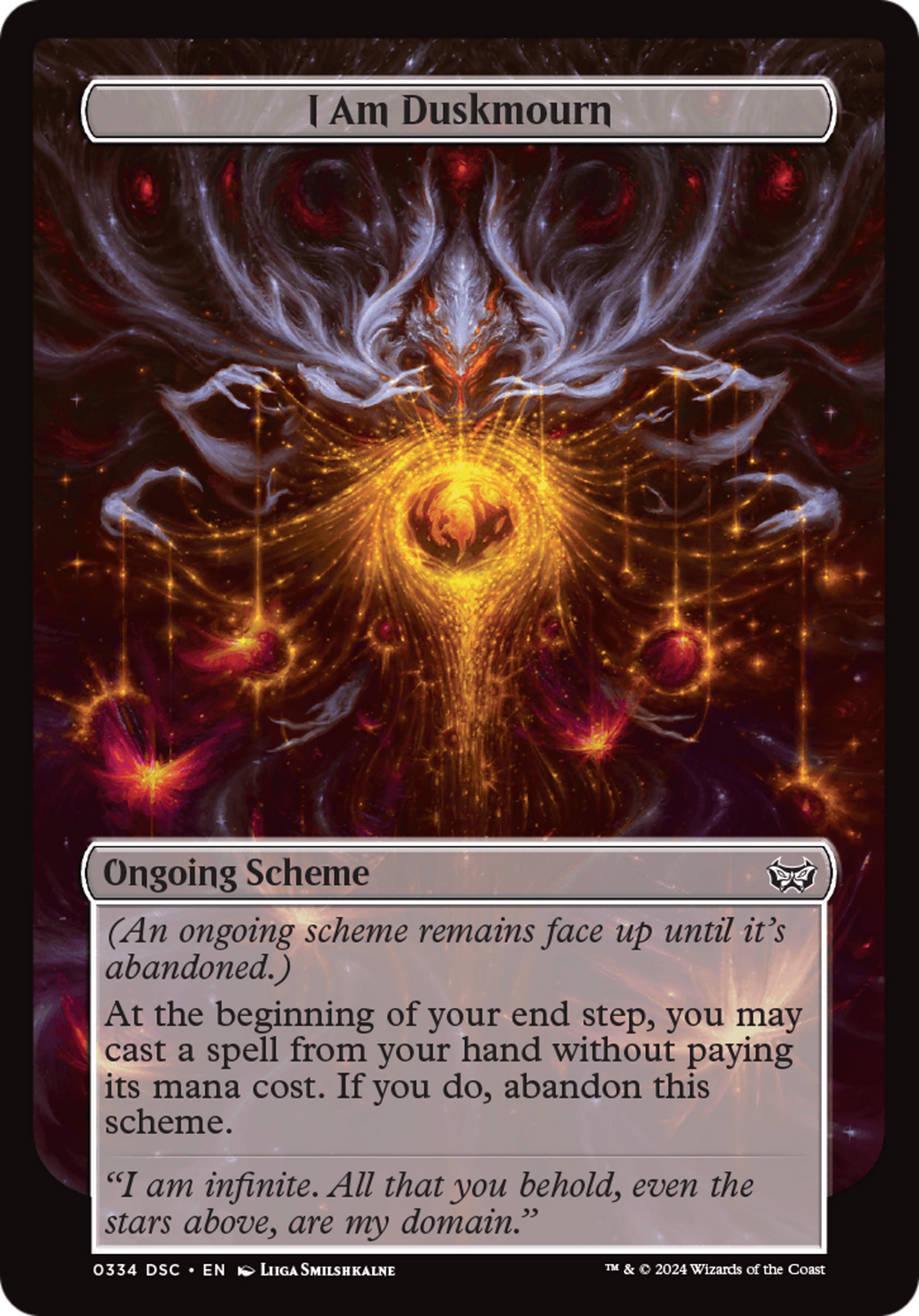 I Am Duskmourn (Full Art) (A:DSC-334) [Duskmourn: House of Horror Commander]