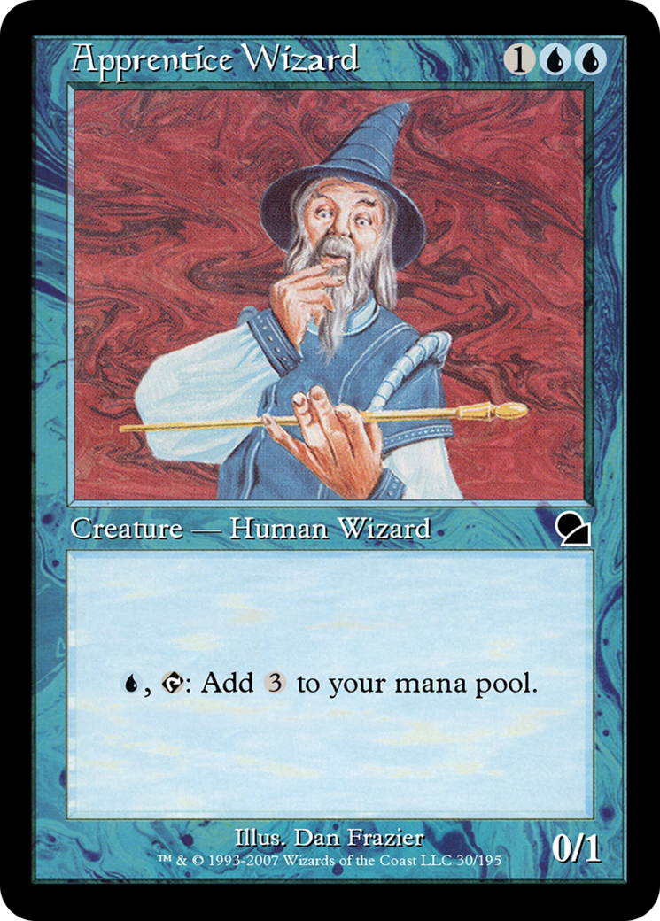 Apprentice Wizard (ME1-030) [Masters Edition] Foil
