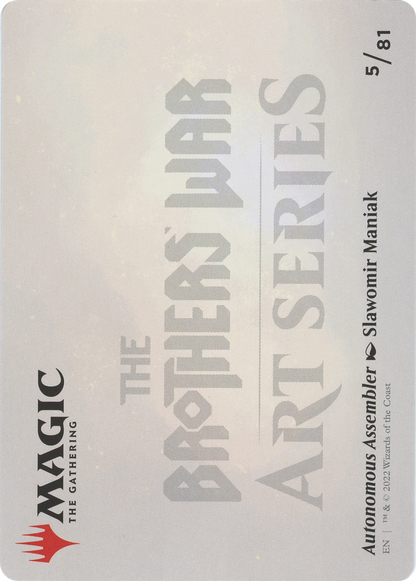Autonomous Assembler // Autonomous Assembler (ABRO-005) (Borderless) [The Brothers' War Art Series]