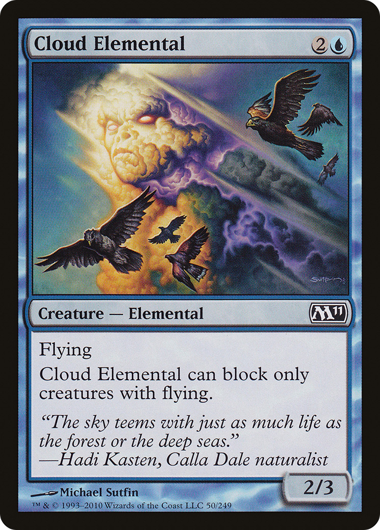 Cloud Elemental (M11-050) [Magic 2011]