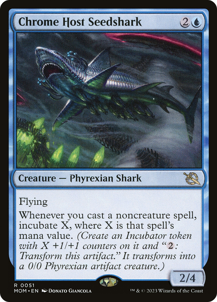 Chrome Host Seedshark (MOM-051) [March of the Machine]
