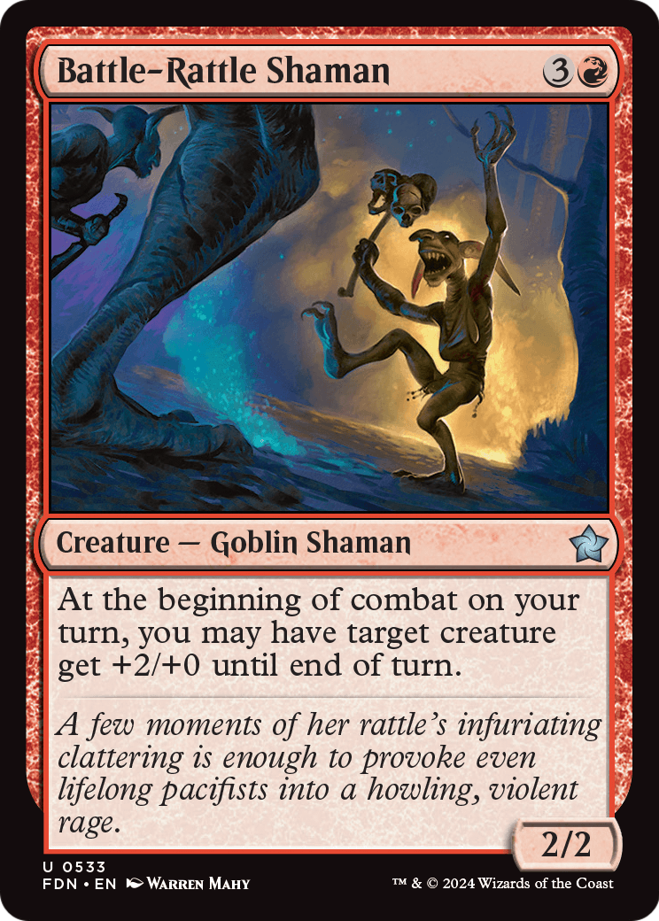 Battle-Rattle Shaman (FDN-533) [Foundations]