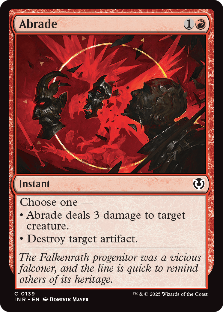 Abrade (INR-139) [Innistrad Remastered] Foil