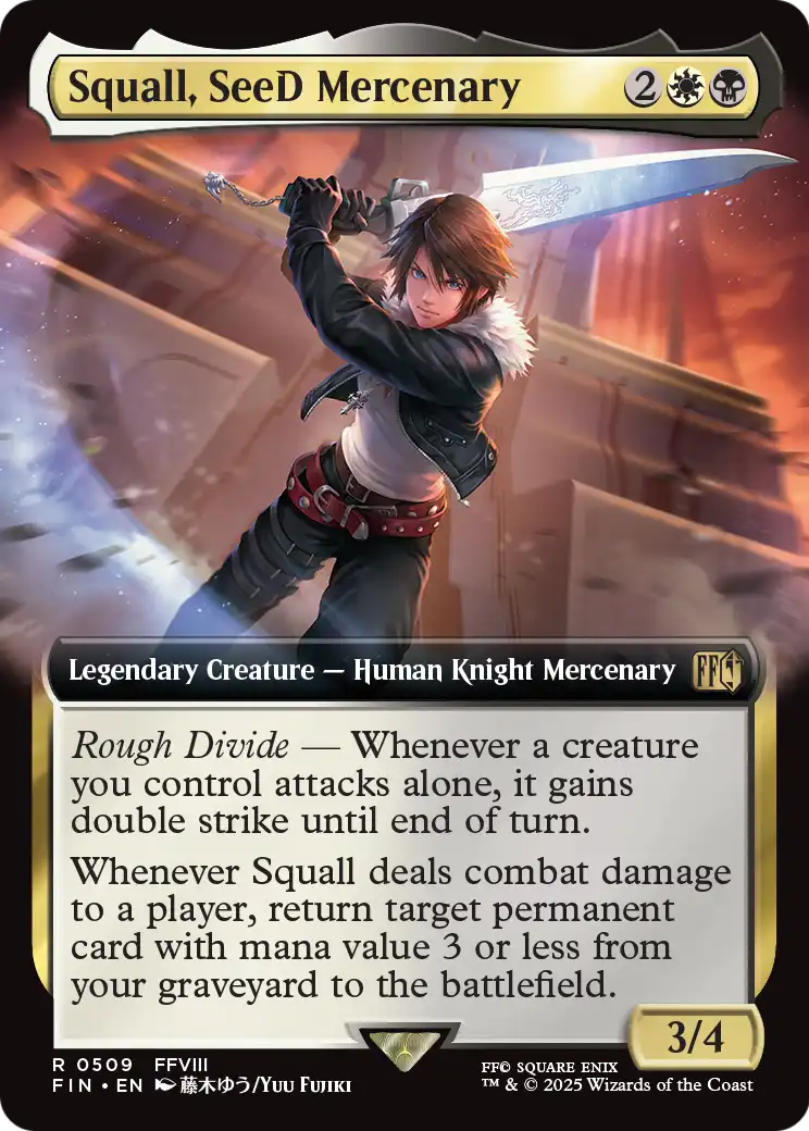Squall, SeeD Mercenary (Extended Art) (FIN-509) [FINAL FANTASY]