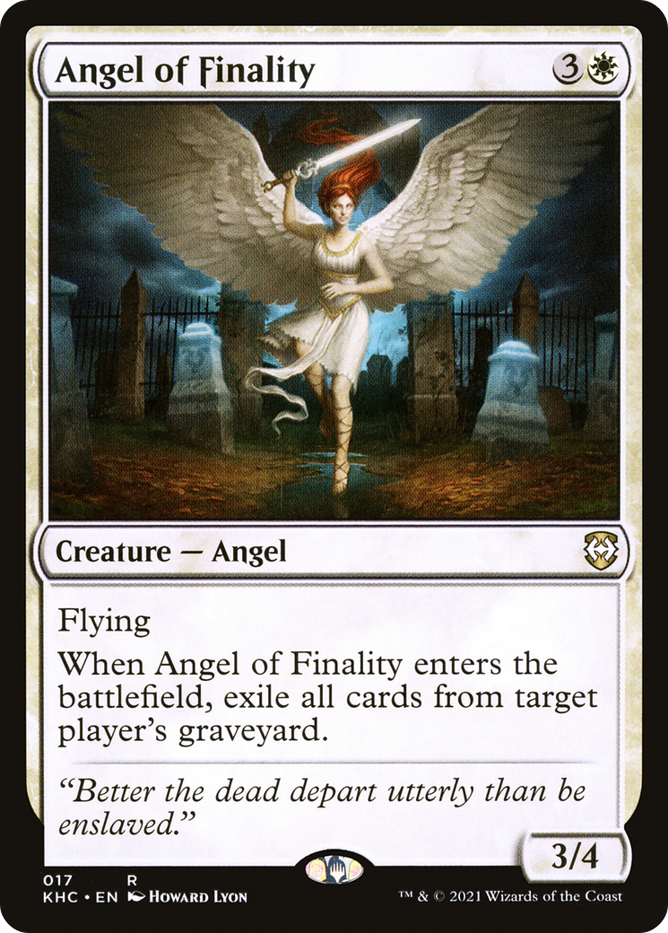 Angel of Finality (KHC-017) [Kaldheim Commander]