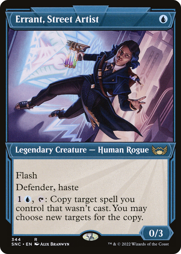 Errant, Street Artist (Showcase) (SNC-344) [Streets of New Capenna] Foil