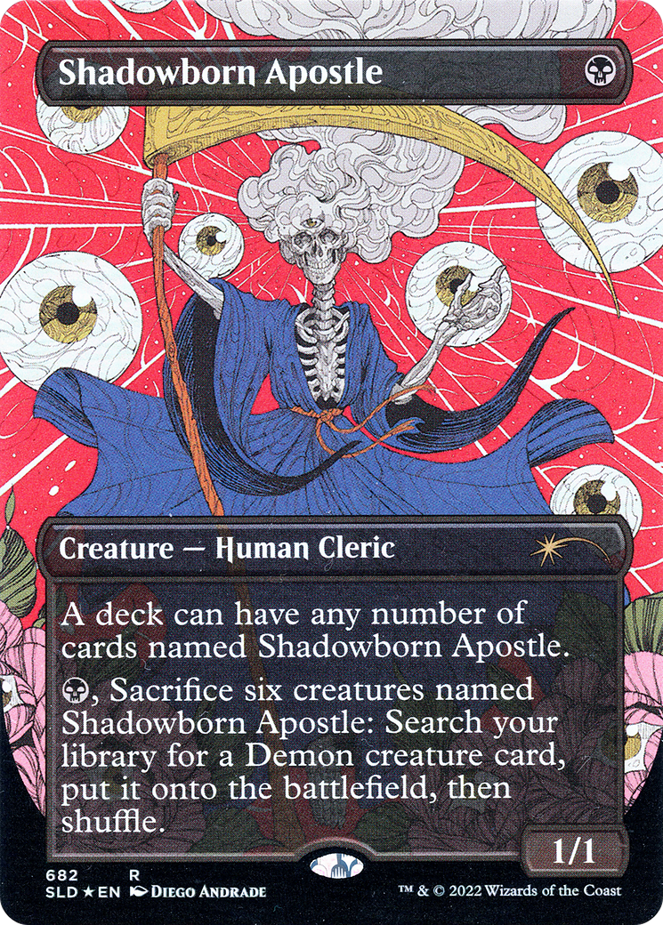 Shadowborn Apostle (SLD-682) (Borderless) [Secret Lair Drop] Foil
