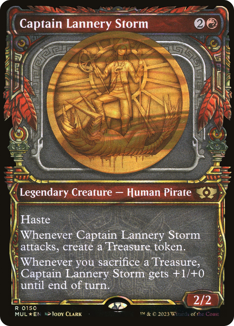 Captain Lannery Storm (Halo Foil) (MUL-150) (Showcase) [Multiverse Legends] Foil