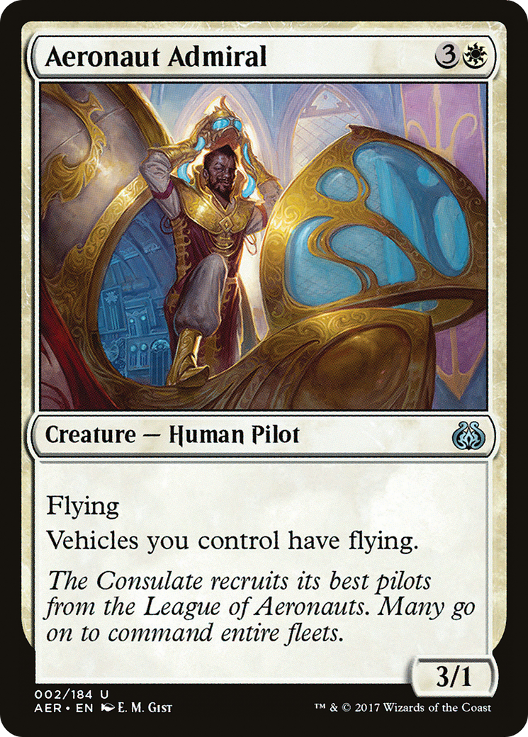 Aeronaut Admiral (AER-002) [Aether Revolt] Foil