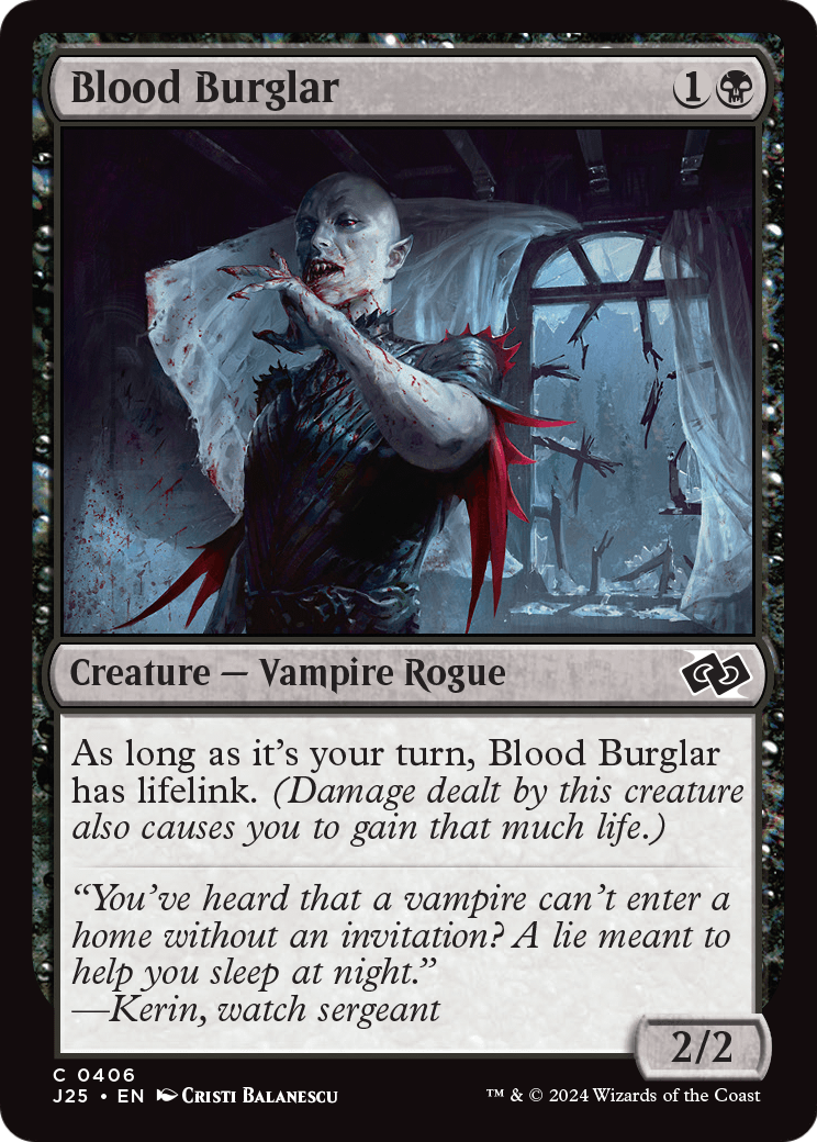 Blood Burglar (J25-406) [Foundations Jumpstart]