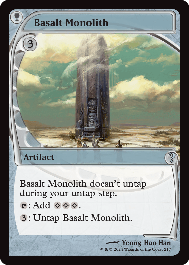 Basalt Monolith (Future Sight) (MB2-217) [Mystery Booster 2]