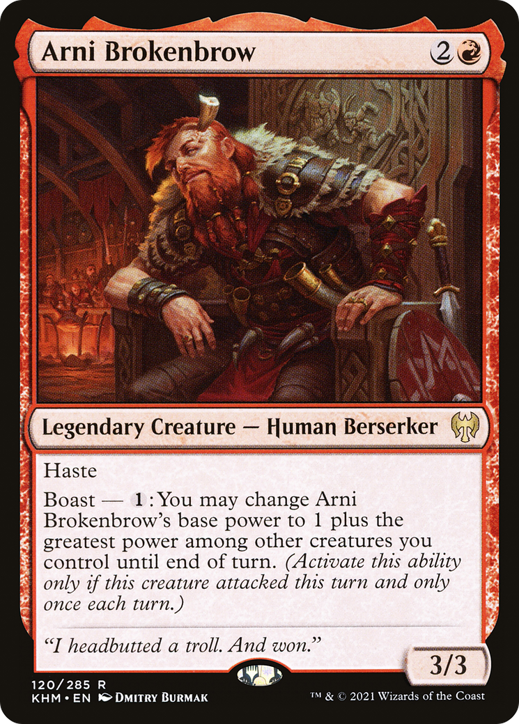 Arni Brokenbrow (KHM-120) [Kaldheim]