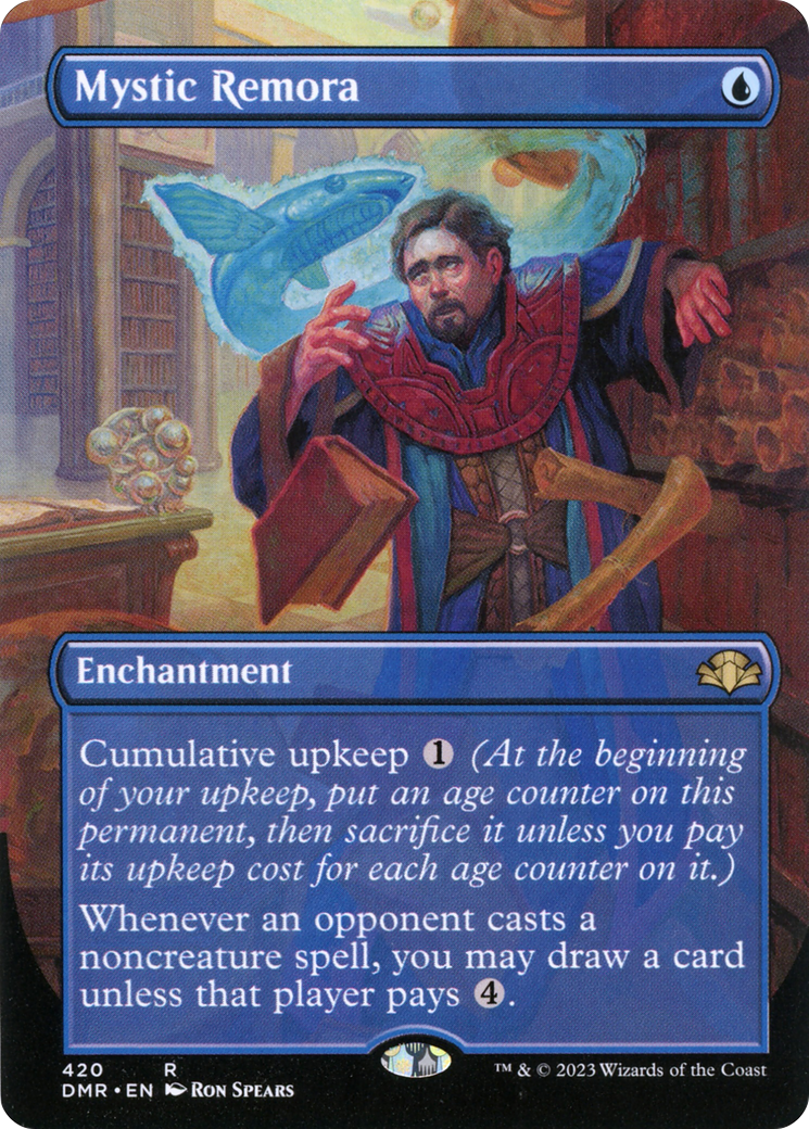 Mystic Remora (Borderless) (DMR-420) [Dominaria Remastered]