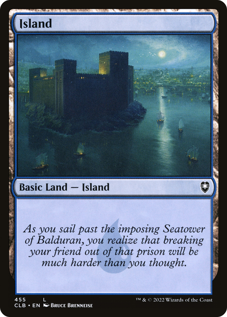 Island (CLB-455) [Commander Legends: Battle for Baldur's Gate]