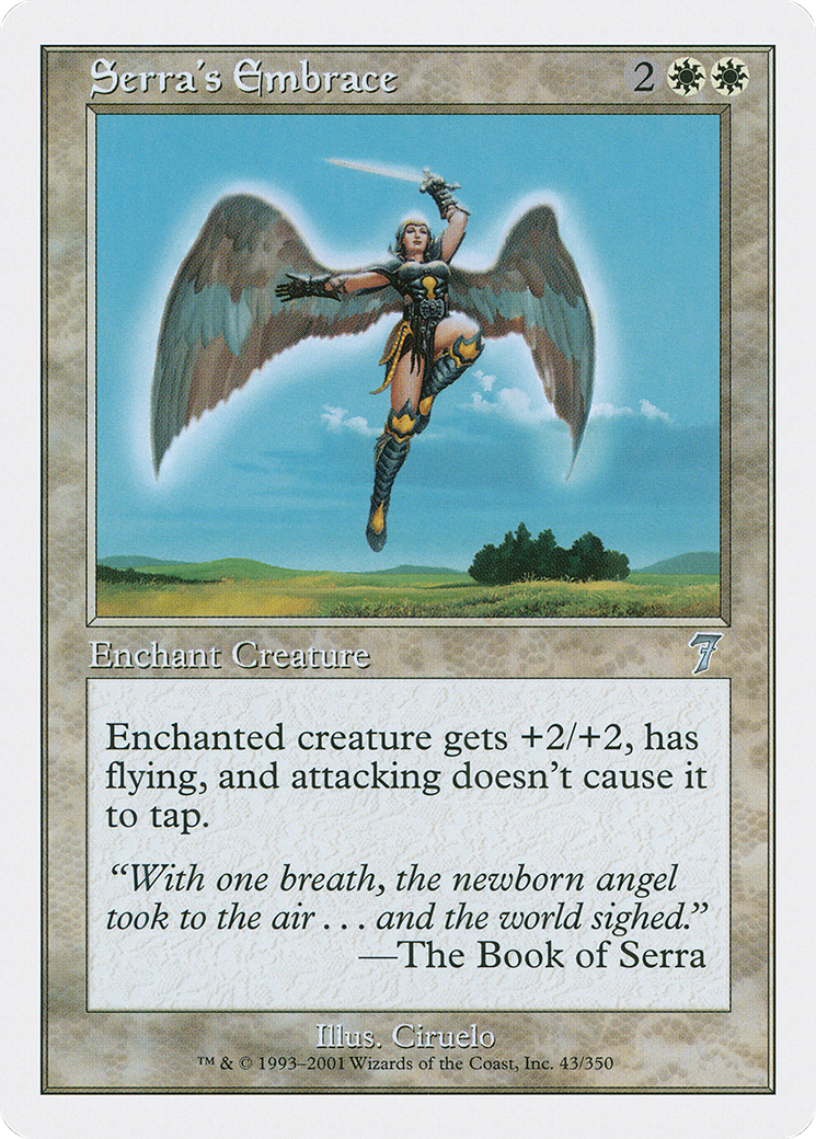 Serra's Embrace (7ED-043) [7th Edition] Foil