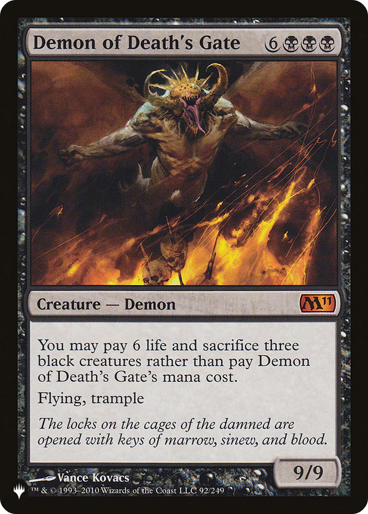 Demon of Death's Gate (LIST-M11-92) [The List]