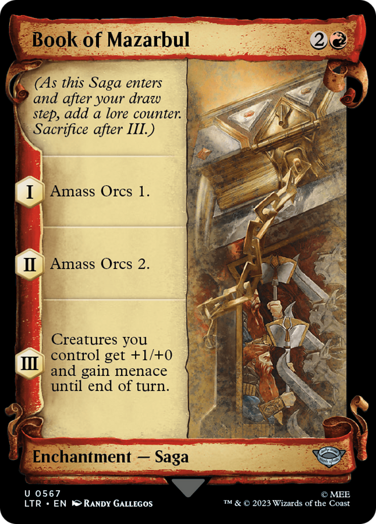 Book of Mazarbul (Showcase Scrolls) (LTR-567) [The Lord of the Rings: Tales of Middle-earth]