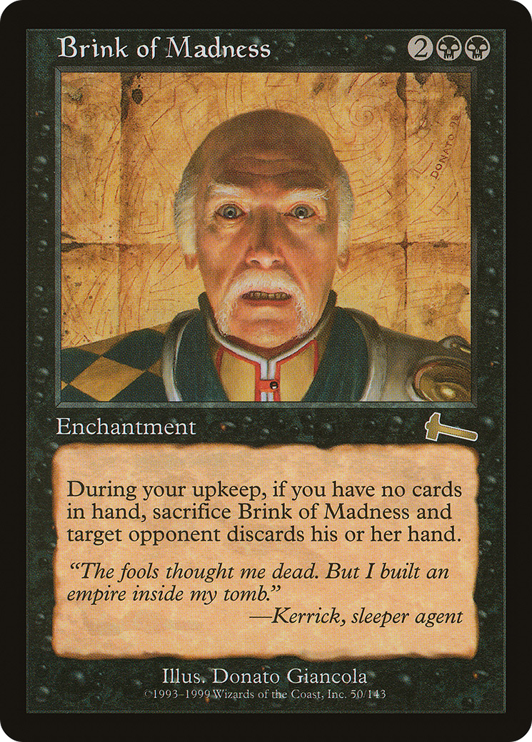 Brink of Madness (ULG-050) [Urza's Legacy] Foil