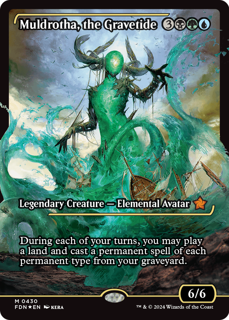 Muldrotha, the Gravetide (Showcase) (FDN-430) [Foundations] Foil