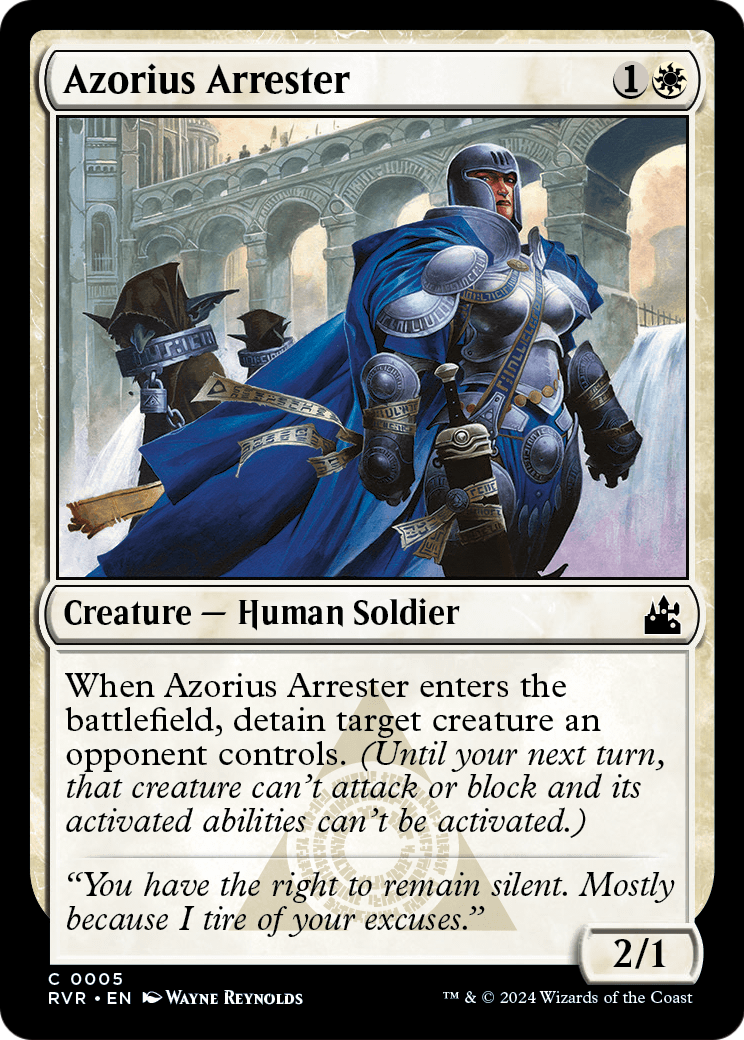 Azorius Arrester (RVR-005) [Ravnica Remastered] Foil