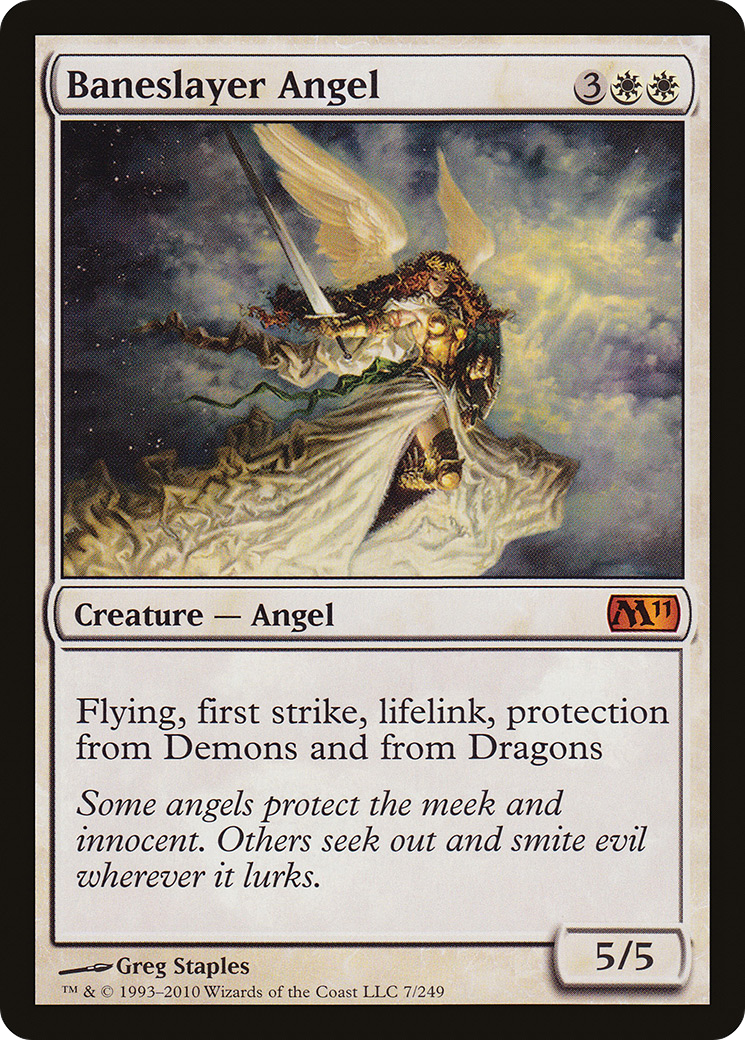 Baneslayer Angel (M11-007) [Magic 2011] Foil