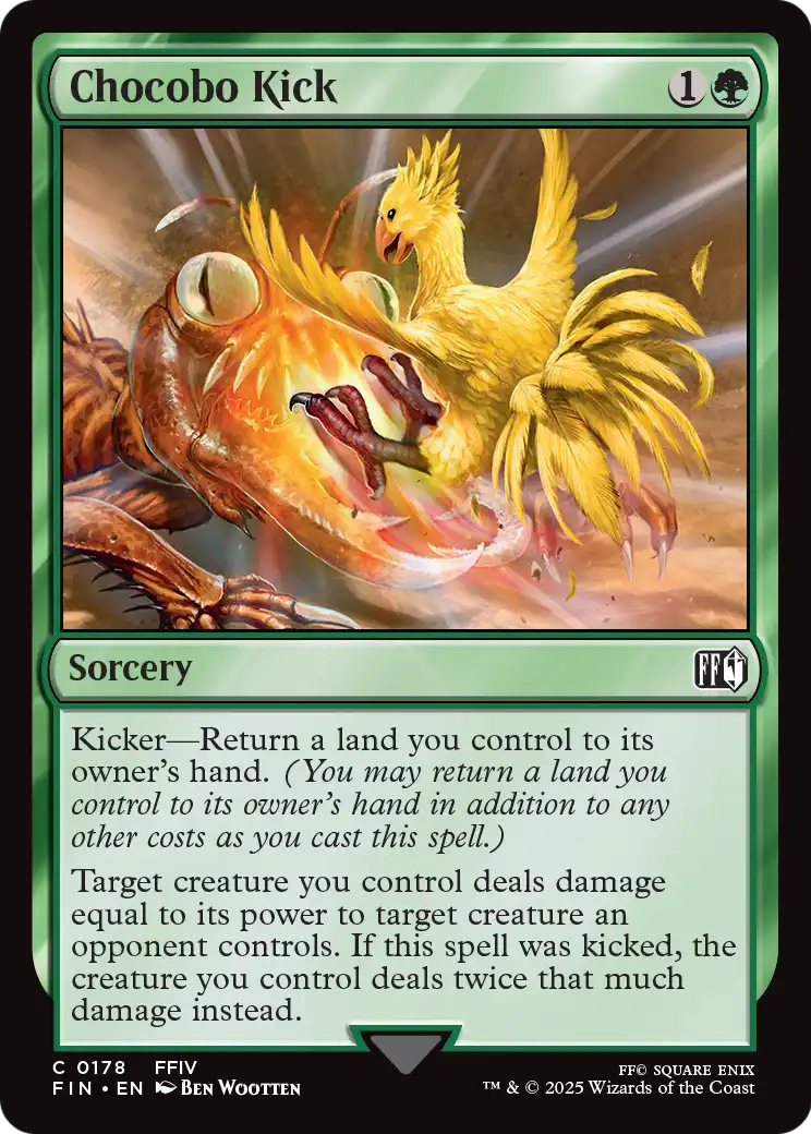 Chocobo Kick (FIN-178) [FINAL FANTASY] Foil