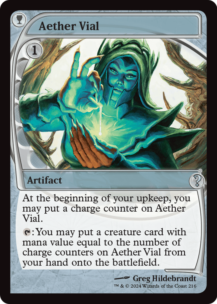 Aether Vial (Future Sight) (MB2-216) [Mystery Booster 2] Foil