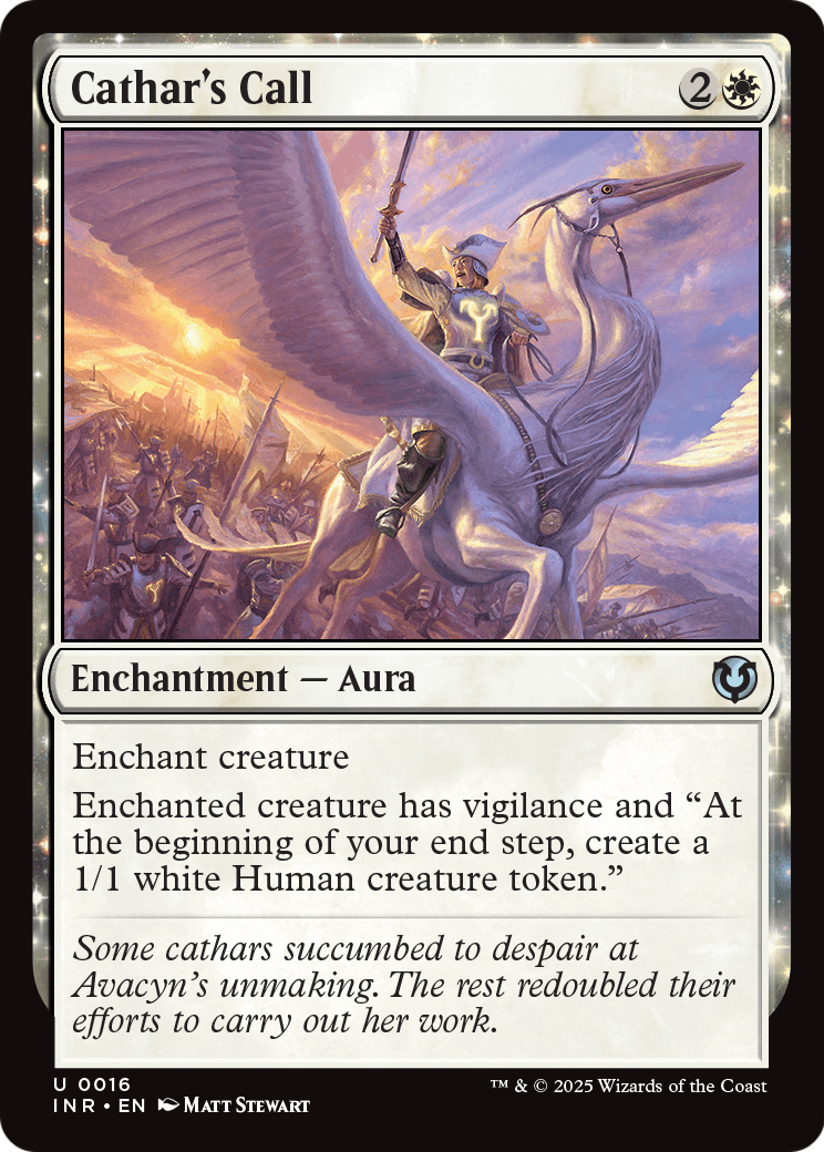 Cathar's Call (INR-016) [Innistrad Remastered] Foil
