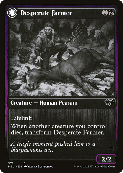 Desperate Farmer (DBL-371) [Innistrad: Double Feature] Foil