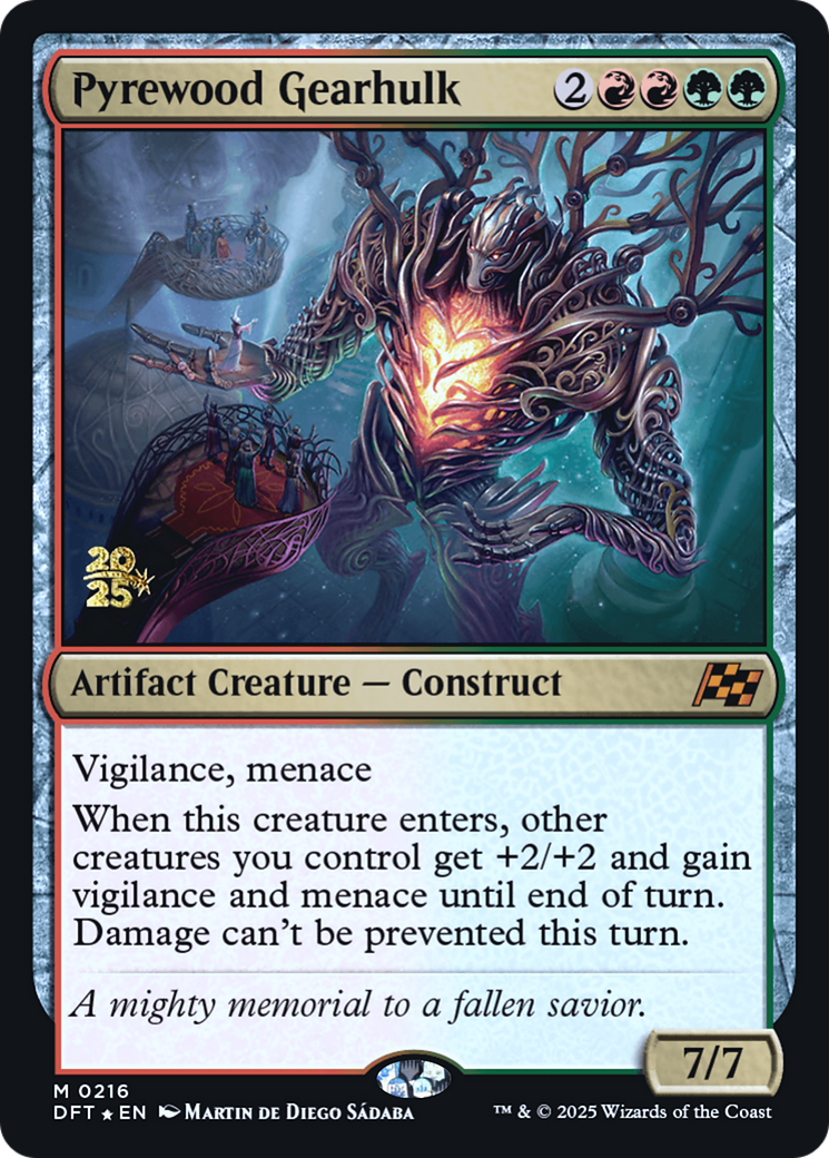 Pyrewood Gearhulk (PRE-216) [Prerelease Cards] Foil
