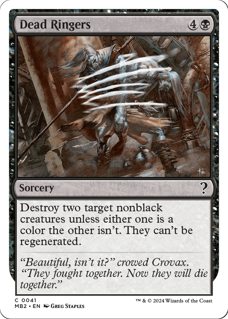 Dead Ringers (White Border) (MB2-041) [Mystery Booster 2]