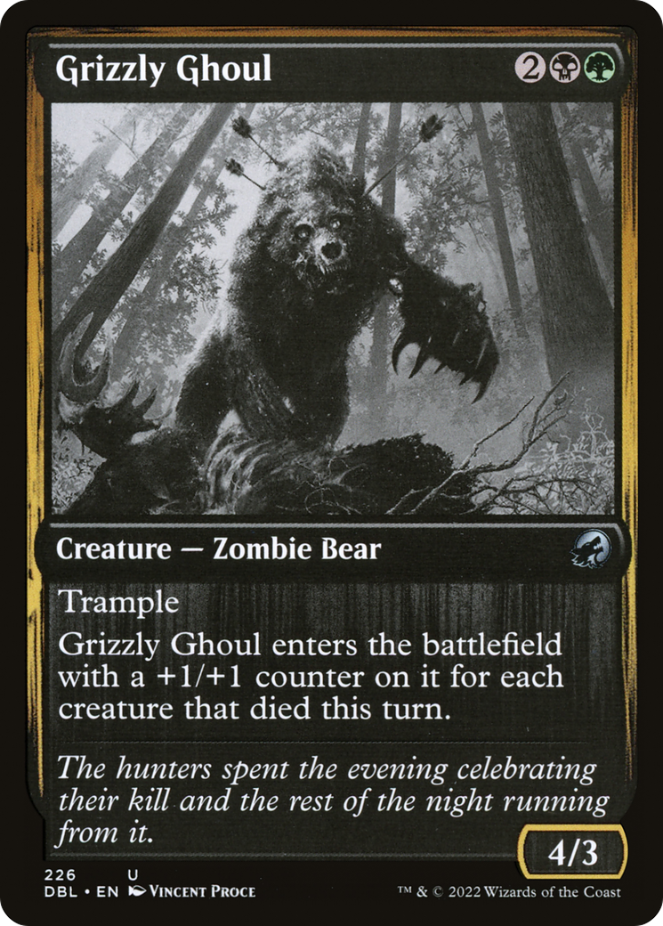 Grizzly Ghoul (DBL-226) [Innistrad: Double Feature] Foil