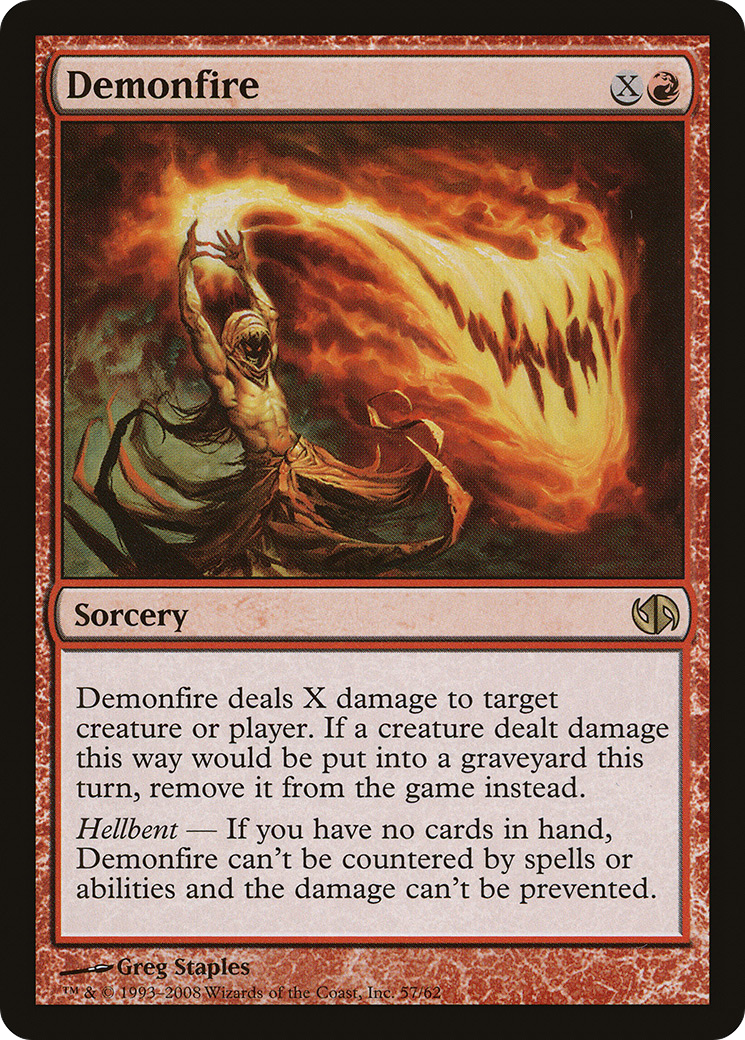 Demonfire (DD2-057) [Duel Decks: Jace vs. Chandra]