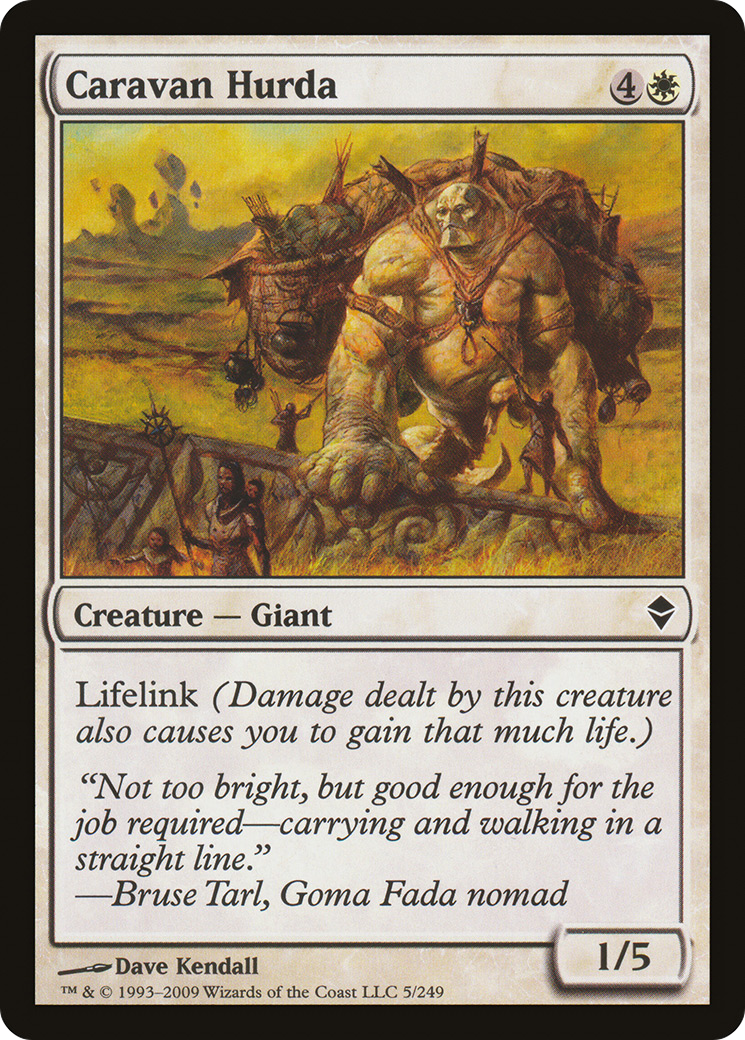 Caravan Hurda (ZEN-005) [Zendikar] Foil