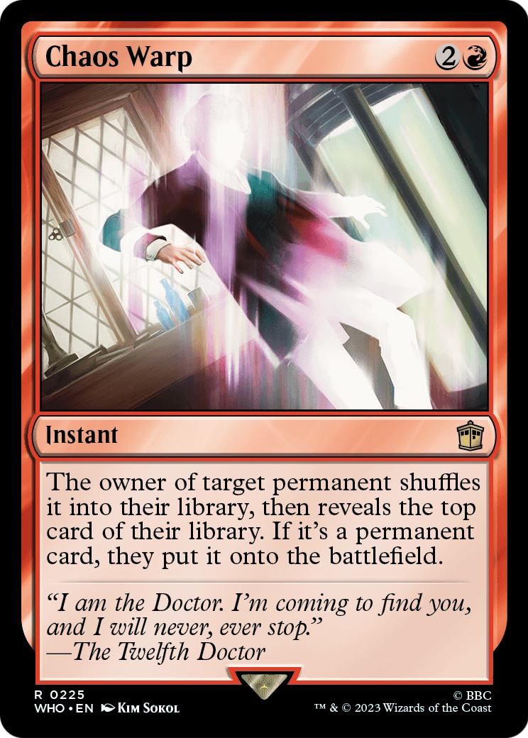 Chaos Warp (WHO-225) [Doctor Who] Foil