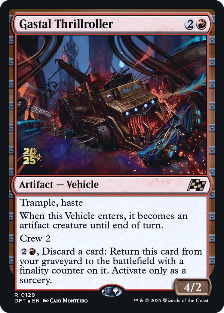 Gastal Thrillroller (PRE-129) [Prerelease Cards] Foil