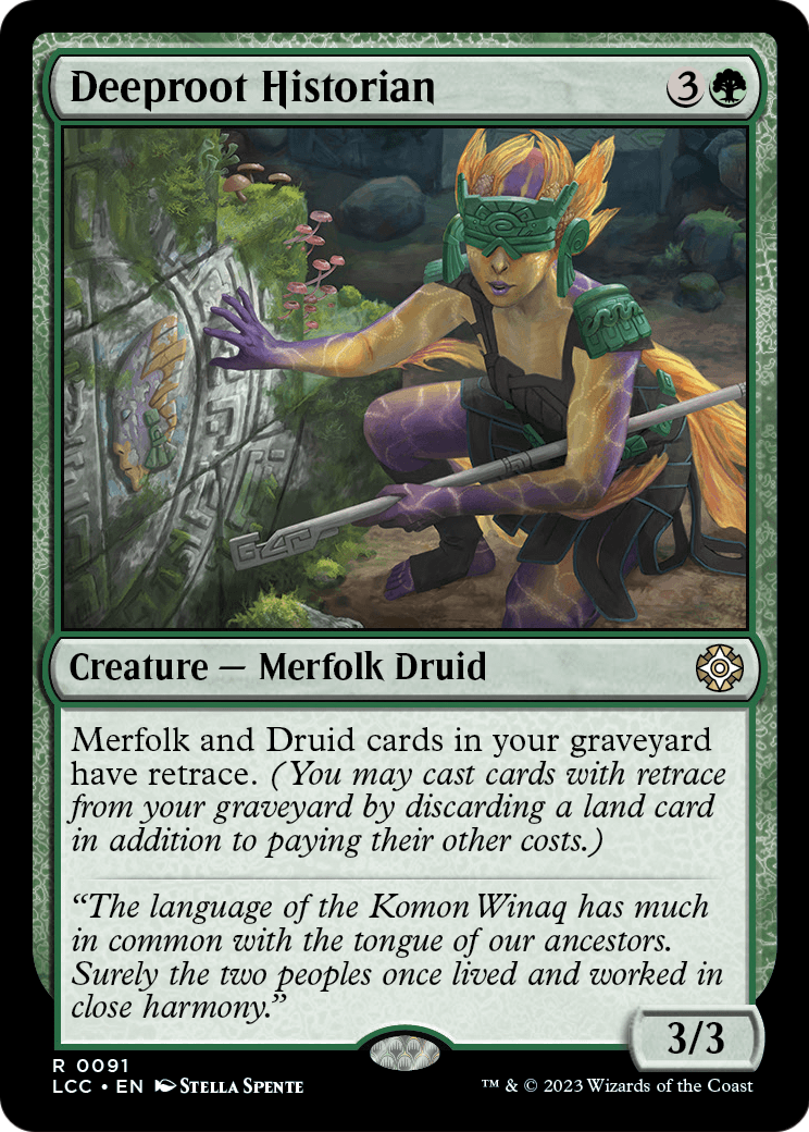 Deeproot Historian (LCC-091) [The Lost Caverns of Ixalan Commander]