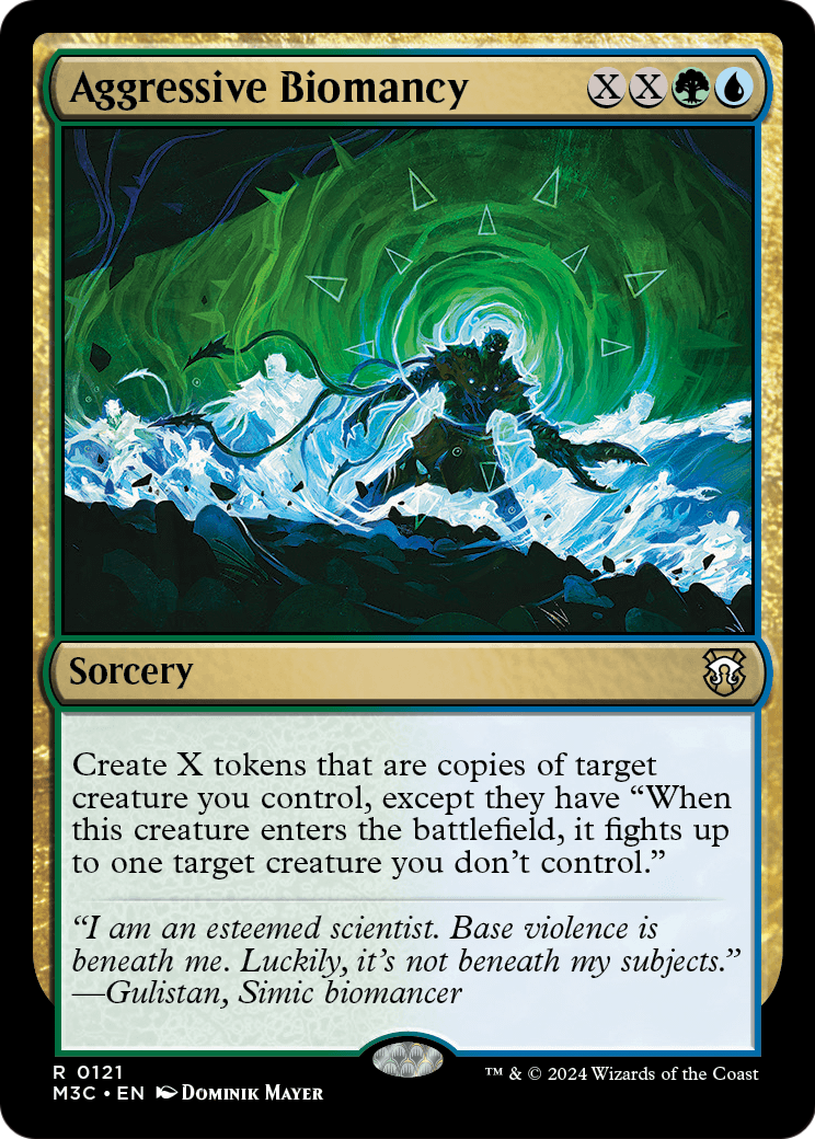 Aggressive Biomancy (M3C-121) [Modern Horizons 3 Commander]